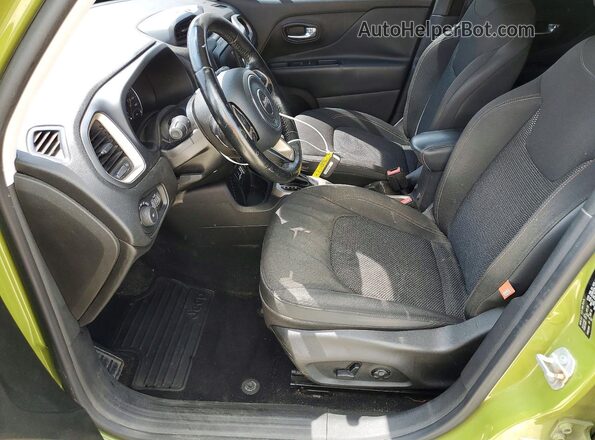 ZACCJABT6GPD45478 2016 JEEP RENEGADE Green Вид салону спереду