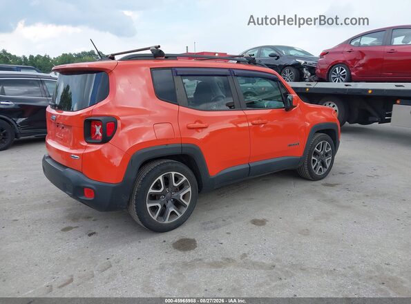 ZACCJABT7GPD43089 2016 JEEP RENEGADE Orange Задня права чверть