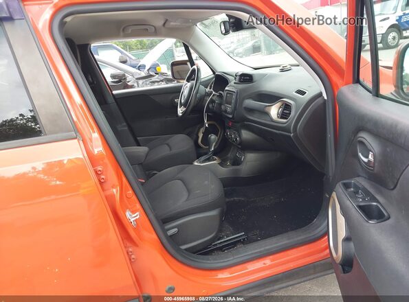 ZACCJABT7GPD43089 2016 JEEP RENEGADE Orange Вид салону спереду