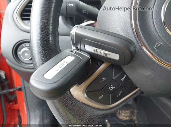 ZACCJABT7GPD43089 2016 JEEP RENEGADE Orange Вид панелі приладів