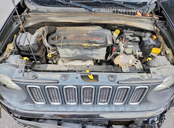 ZACCJABT8GPC67639 2016 JEEP RENEGADE Black Vista del compartimento del motor
