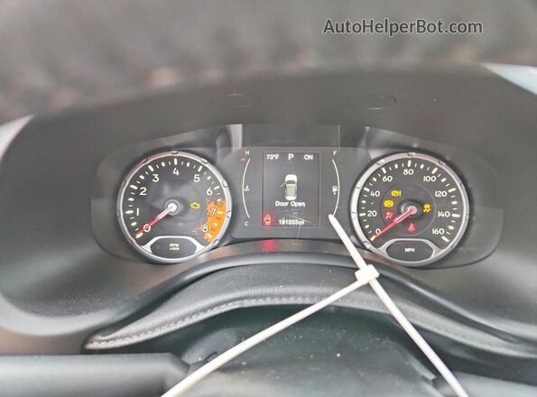 ZACCJABT8GPC67639 2016 JEEP RENEGADE Black Vista del cuadro de instrumentos