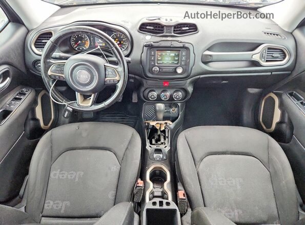 ZACCJABT8GPC67639 2016 JEEP RENEGADE Black Vista del salpicadero