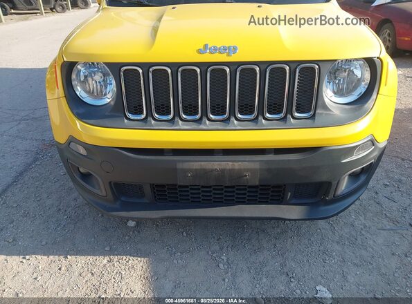 ZACCJABT8GPD66140 2016 JEEP RENEGADE Yellow Вид спереду