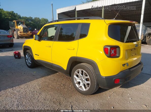 ZACCJABT8GPD66140 2016 JEEP RENEGADE Yellow Задня ліва чверть