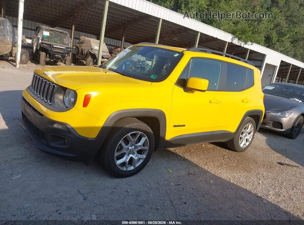 ZACCJABT8GPD66140 2016 JEEP RENEGADE Yellow Панорамний вид салону 360°