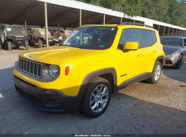 ZACCJABT8GPD66140 2016 JEEP RENEGADE Yellow Передня ліва чверть