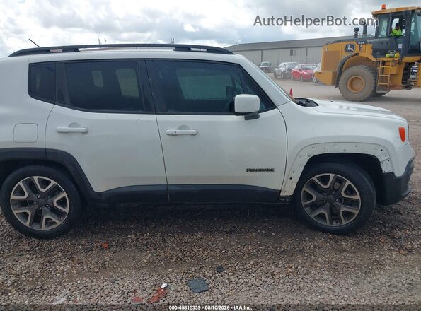 ZACCJABT8GPE29883 2016 JEEP RENEGADE White უკანა სალონის ხედი