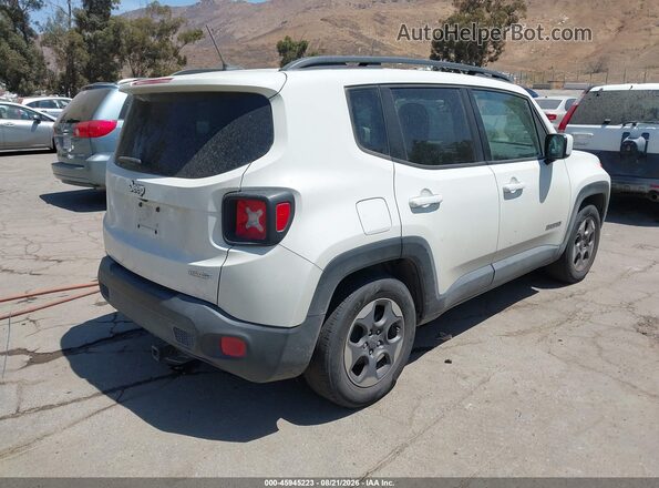 ZACCJABW5GPC50825 2016 JEEP RENEGADE Белый Задняя правая четверть