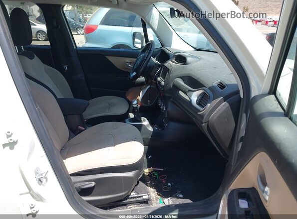 ZACCJABW5GPC50825 2016 JEEP RENEGADE Белый Вид салона спереди