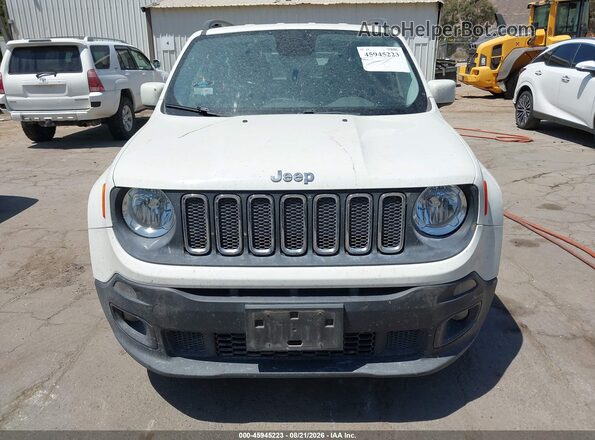 ZACCJABW5GPC50825 2016 JEEP RENEGADE Белый Вид щитка приборов