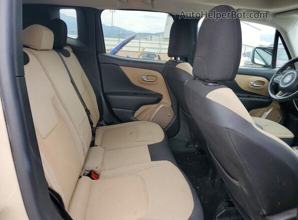 ZACCJABW5GPD99803 2016 JEEP RENEGADE Tan Widok wnętrza z tyłu