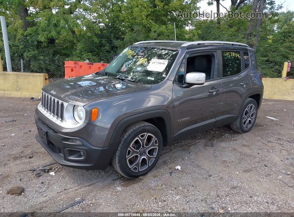 ZACCJADB1HPE55523 2017 JEEP RENEGADE Серый Передняя левая четверть