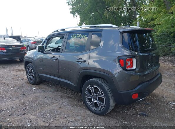 ZACCJADB1HPE55523 2017 JEEP RENEGADE Серый Задняя левая четверть