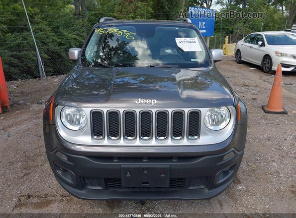ZACCJADB1HPE55523 2017 JEEP RENEGADE Серый Вид щитка приборов