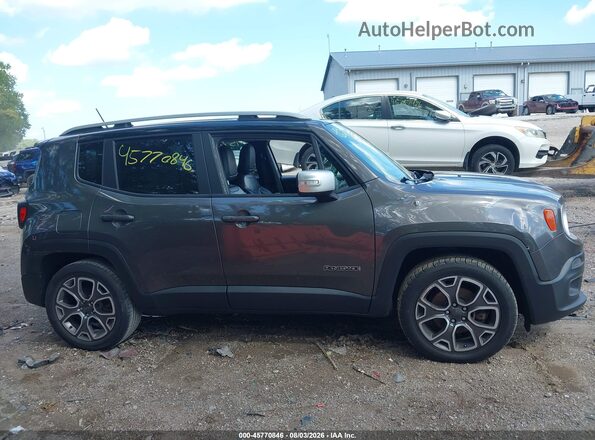 ZACCJADB1HPE55523 2017 JEEP RENEGADE Серый Вид задней части салона