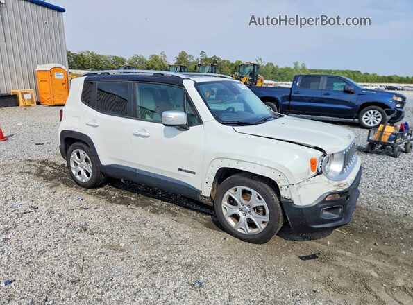 ZACCJADB2HPF01490 2017 JEEP RENEGADE White Delantero derecho