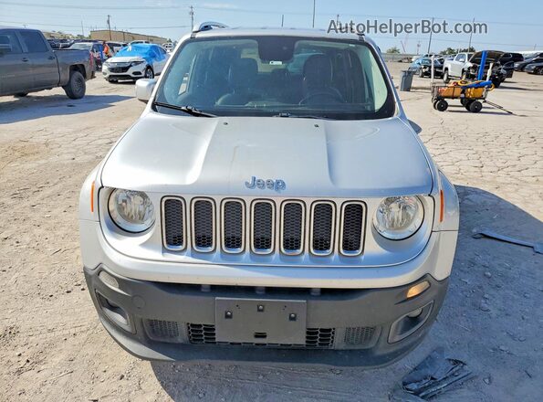 ZACCJADB7HPE72844 2017 JEEP RENEGADE Silver Front view