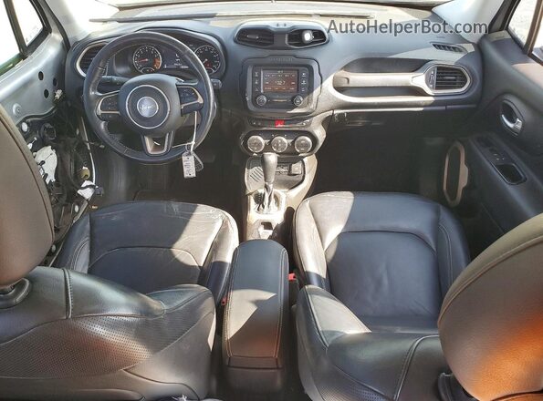 ZACCJADB7HPE72844 2017 JEEP RENEGADE Silver Dashboard view