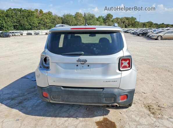 ZACCJADB7HPE72844 2017 JEEP RENEGADE Silver Rear view