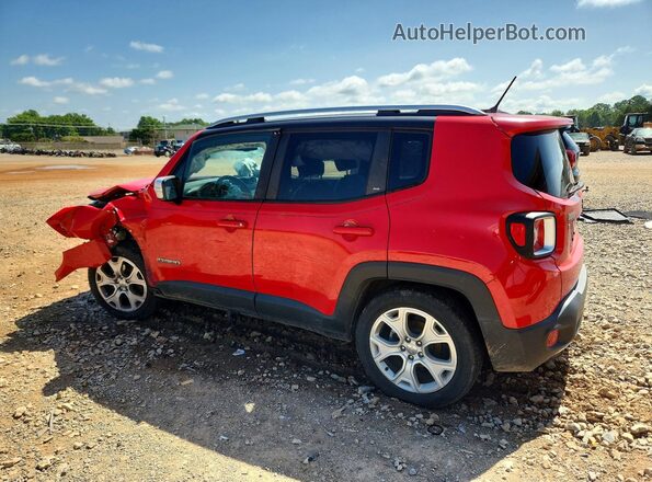 ZACCJADB7HPF23713 2017 JEEP RENEGADE Red Հետևի ձախ