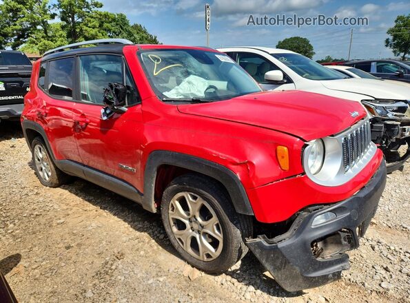 ZACCJADB7HPF23713 2017 JEEP RENEGADE Red Առջևի աջ