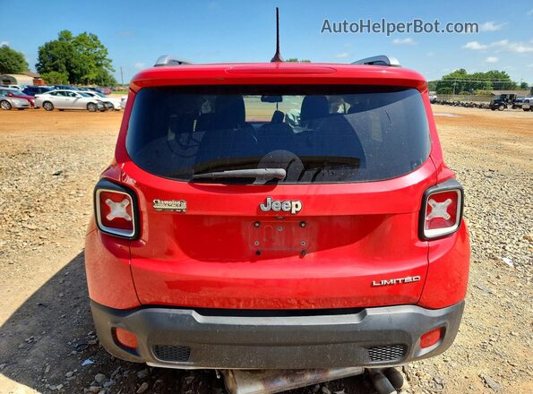 ZACCJADB7HPF23713 2017 JEEP RENEGADE Red Հետևի տեսք