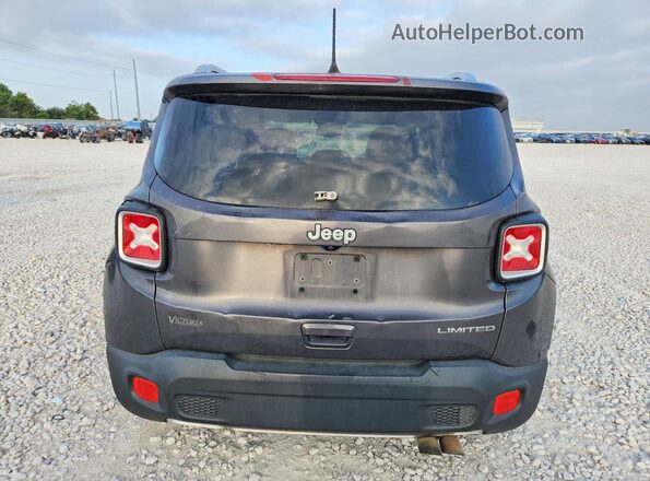 ZACCJADB7JPG99554 2018 JEEP RENEGADE Charcoal Вид ззаду