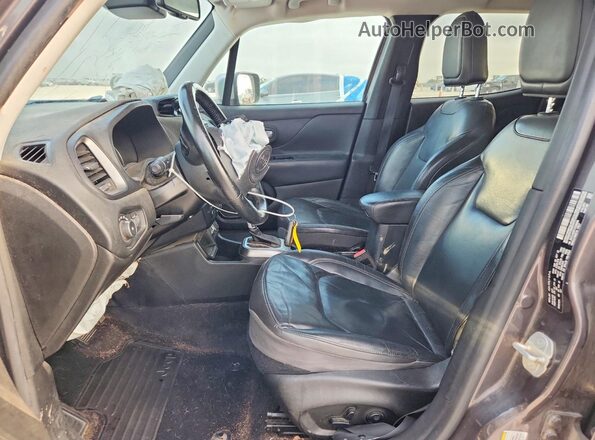ZACCJADB7JPG99554 2018 JEEP RENEGADE Charcoal Вид салону спереду