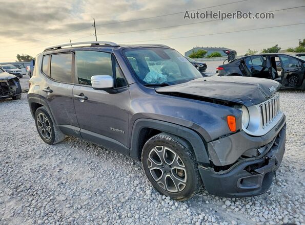 ZACCJADB7JPG99554 2018 JEEP RENEGADE Charcoal Передня права чверть
