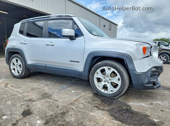 ZACCJADB8HPF87422 2017 JEEP RENEGADE Серебряный Передняя правая четверть