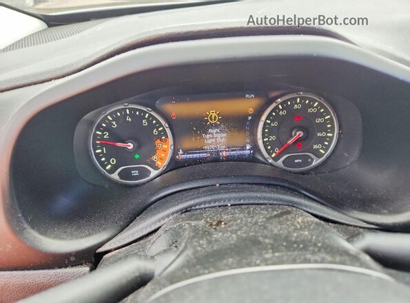 ZACCJADB8HPF87422 2017 JEEP RENEGADE Серебряный Вид щитка приборов