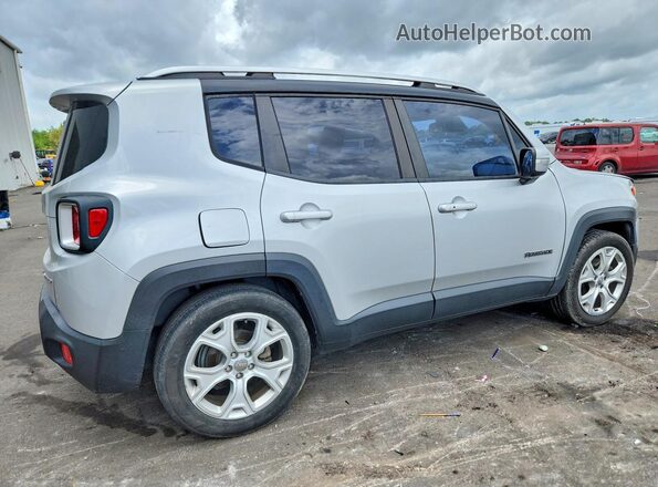 ZACCJADB8HPF87422 2017 JEEP RENEGADE Серебряный Задняя правая четверть
