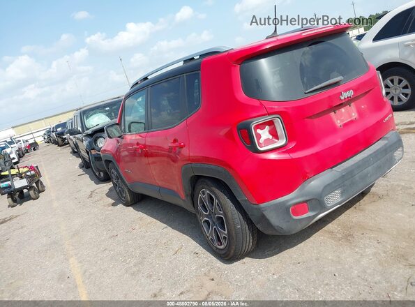 ZACCJADB9HPE39859 2017 JEEP RENEGADE Red Trasero izquierdo
