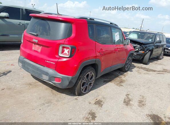 ZACCJADB9HPE39859 2017 JEEP RENEGADE Red Trasero derecho