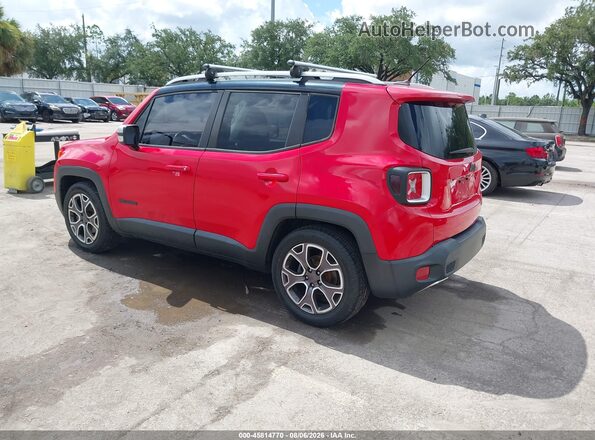 ZACCJADT0GPC85078 2016 JEEP RENEGADE Red Задня ліва чверть
