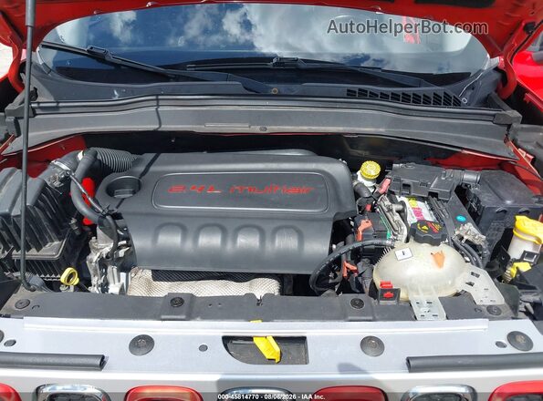 ZACCJADT0GPC85078 2016 JEEP RENEGADE Red Вид ззаду