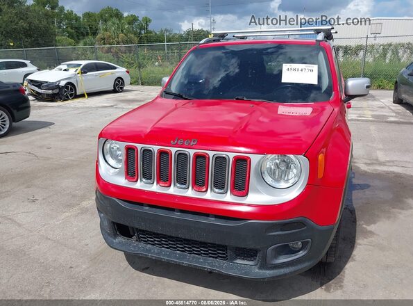 ZACCJADT0GPC85078 2016 JEEP RENEGADE Red Вид спереду