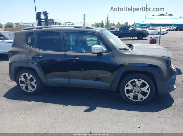 ZACCJADT2GPC71246 2016 JEEP RENEGADE Black Սալոնի հետևի տեսք