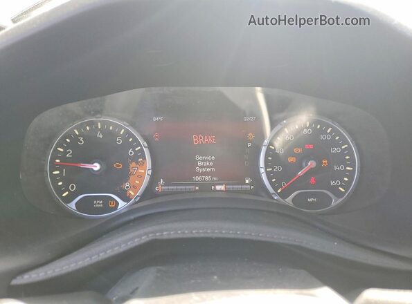 ZACCJADT2GPC73918 2016 JEEP RENEGADE Gray Սարքավորումների վահանակի տեսք
