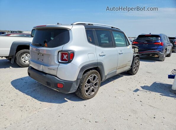 ZACCJADT2GPD61156 2016 JEEP RENEGADE Silver Trasero derecho