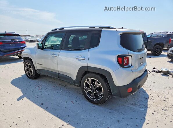 ZACCJADT2GPD61156 2016 JEEP RENEGADE Silver Trasero izquierdo