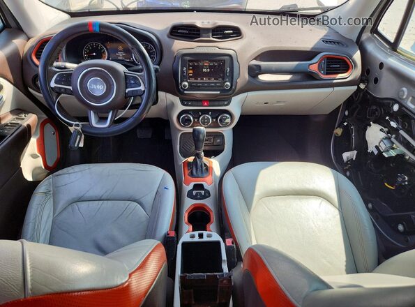 ZACCJADT2GPD61156 2016 JEEP RENEGADE Silver Vista del salpicadero