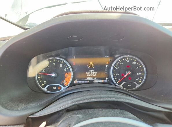 ZACCJADT2GPD61156 2016 JEEP RENEGADE Silver Vista del cuadro de instrumentos