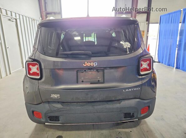 ZACCJADT3GPE36768 2016 JEEP RENEGADE Gray Vista trasera