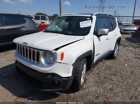 ZACCJADT5GPC79602 2016 JEEP RENEGADE White Vista tres cuartos delantera izquierda