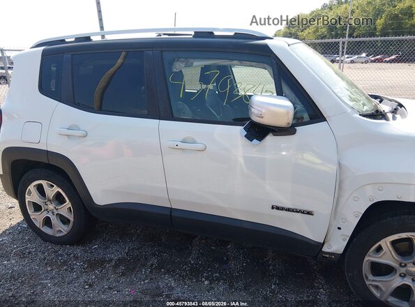 ZACCJADT5GPC79602 2016 JEEP RENEGADE White Vista del cuadro de instrumentos