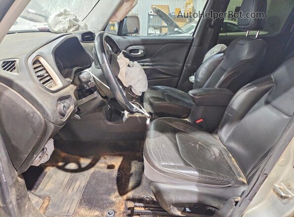 ZACCJADT5GPD40401 2016 JEEP RENEGADE Silver Вид салону спереду