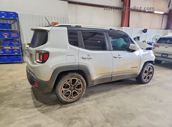 ZACCJADT5GPD40401 2016 JEEP RENEGADE Silver Задня права чверть