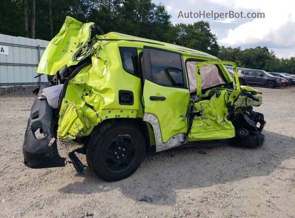 ZACCJBAB0JPG92567 2018 JEEP RENEGADE Green Հետևի աջ